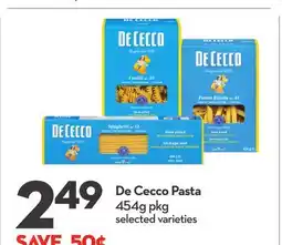 Longo's De Cecco Pasta offer