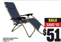Loblaws EVERYDAY ESSENTIALS GRAVITY CHAIR offer