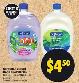 Loblaws SOFTSOAP LIQUID HAND SOAP REFILL, 1.47 L offer