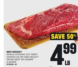 Loblaws BEEF BRISKET offer