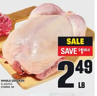 Loblaws WHOLE CHICKEN offer