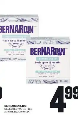 Loblaws BERNARDIN LIDS offer