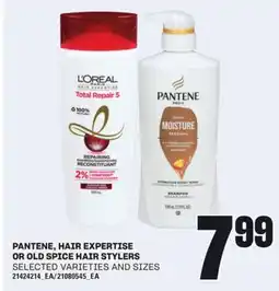 Loblaws PANTENE HAIR EXPERTISE OR OLD SPICE HAIR STYLERS OR SPICE offer
