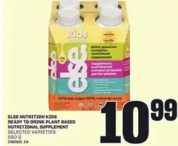 Loblaws ELSE NUTRITION KIDS READY TO DRINK PLANT BASED NUTRITIONAL SUPPLEMENT, 550 G offer