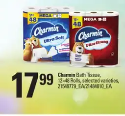 Loblaws CHARMIN BATH TISSUE, 12 = 48 Rolls offer