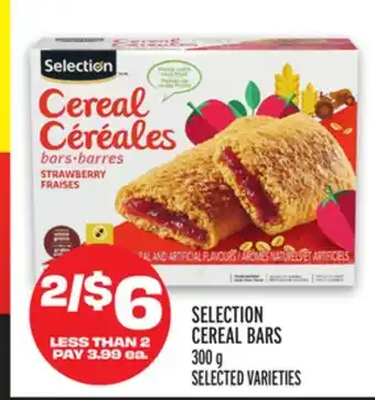 Metro SELECTION CEREAL BARS offer