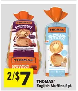 Foodland THOMAS' English Muffins 6 pk offer