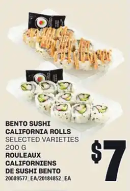 Independent Grocer BENTO SUSHI CALIFORNIA ROLLS, 200 G offer