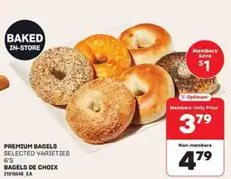 Independent Grocer PREMIUM BAGELS, 6'S offer