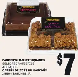 Independent Grocer FARMER'S MARKET SQUARES, 400/450 G offer