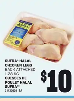 Independent Grocer SUFRA HALAL CHICKEN LEGS, 1.28 KG offer