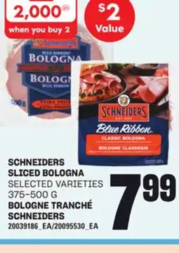 Independent Grocer SCHNEIDERS SLICED BOLOGNA, 375-500 G offer