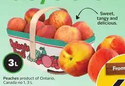 Sobeys Peaches offer