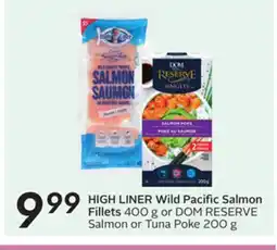 Sobeys HIGH LINER Wild Pacific Salmon Fillets offer