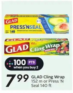 Sobeys GLAD Cling Wrap offer