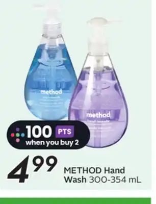 Sobeys METHOD Hand Wash offer