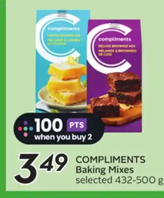 Sobeys COMPLIMENTS Baking Mixes offer