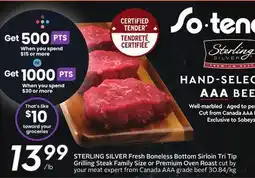Sobeys STERLING SILVER offer