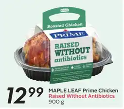 Sobeys MAPLE LEAF Prime Chicken offer