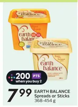 Sobeys EARTH BALANCE Spreads or Sticks offer
