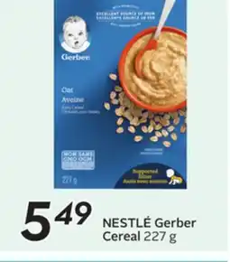 Sobeys NESTLÉ Gerber Cereal offer