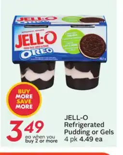 Sobeys JELL-O Refrigerated Pudding or Gels offer