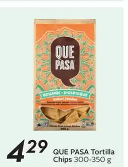 Sobeys QUE PASA Tortilla Chips offer