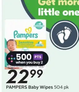 Sobeys PAMPERS Baby Wipes offer