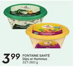 Sobeys FONTAINE SANTÉ Dips or Hummus offer