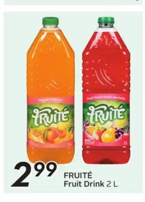 Sobeys FRUITÉ Fruit Drink offer