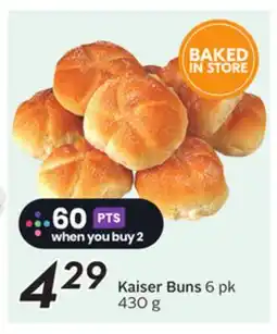 Sobeys Kaiser Buns offer