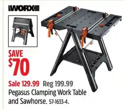 Canadian Tire Worx Pegasus Clamping Work Table and Sawhorse offer