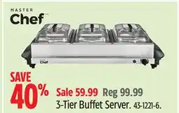 Canadian Tire Master Chef 3-Tier Buffet Server offer