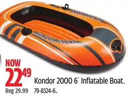 Canadian Tire Bestway Kondor 2000 6' Inflatable Boat offer