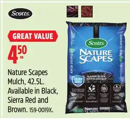 Canadian Tire Scotts Nature Scapes Mulch, 42.5L offer