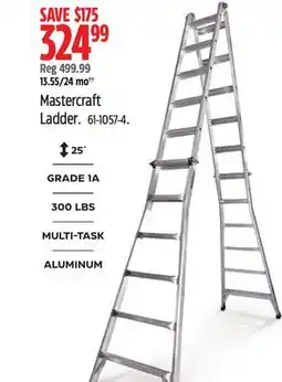 Canadian Tire Mastercraft Ladder offer