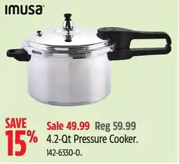 Canadian Tire Imusa 4.2-Qt Pressure Cooker offer