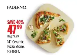 Canadian Tire Paderno 14 Ceramic Pizza Stone offer