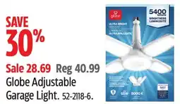 Canadian Tire Globe Adjustable Garage Light offer