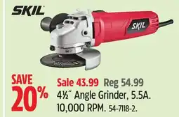 Canadian Tire Skil 4 1⁄2 Angle Grinder, 5.5A offer
