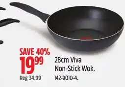 Canadian Tire T-Fal 28cm Viva Non-Stick Wok offer