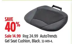 Canadian Tire AutoTrends Gel Seat Cushion, Black offer