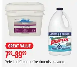 Canadian Tire Selected Chlorine Treatments offer