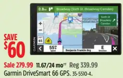 Canadian Tire Garmin DriveSmart 66 GPS offer