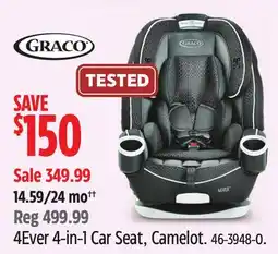 Canadian Tire Graco 4Ever 4-in-1 Car Seat, Camelot offer