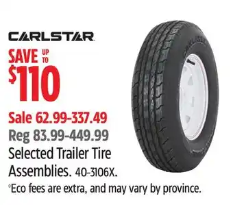 Canadian Tire Carlisle Selected Trailer Tire Assemblies offer