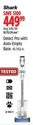 Canadian Tire Shark Detect Pro with Auto-Empty Base offer