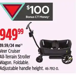 Canadian Tire Veer Cruiser All-Terrain Stroller Wagon offer