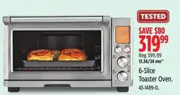 Canadian Tire Breville 6-Slice Toaster Oven offer