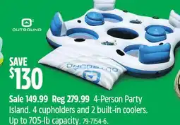 Canadian Tire Outbound 4-Person Party Island offer